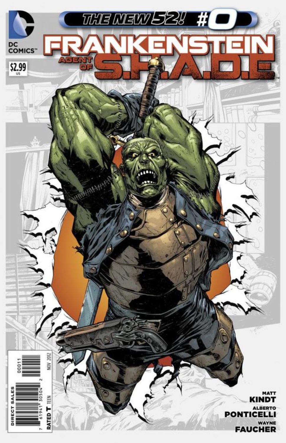 Frankenstein, Agent of S.H.A.D.E. #0 (2012)