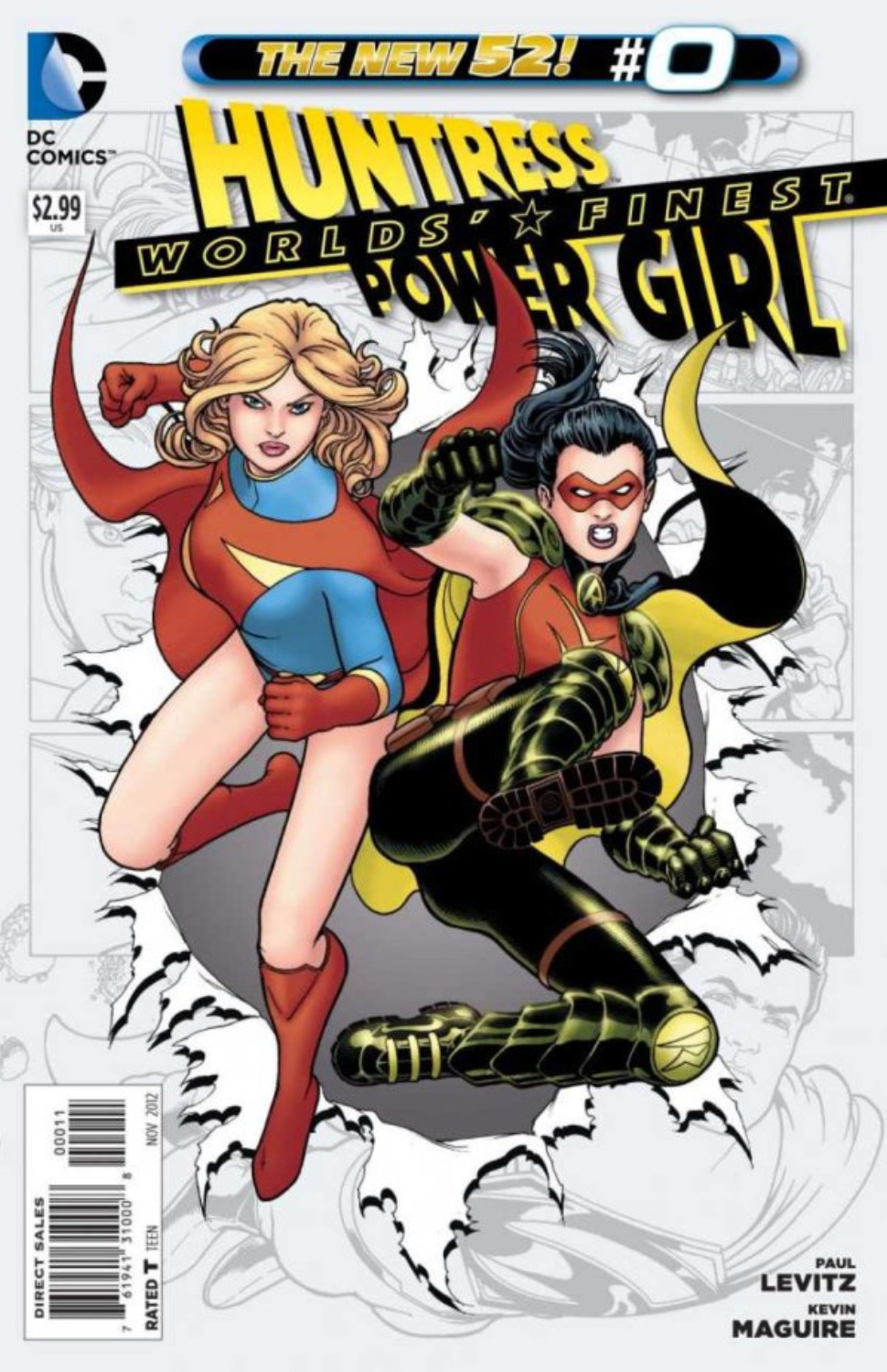 Worlds' Finest #0 - Huntress x Power Girl (2012)