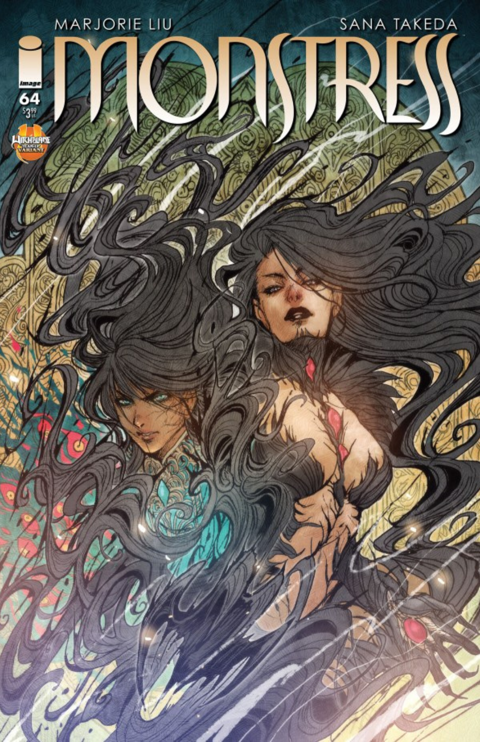 Monstress #64 [Witchblade Team-Up Variant]