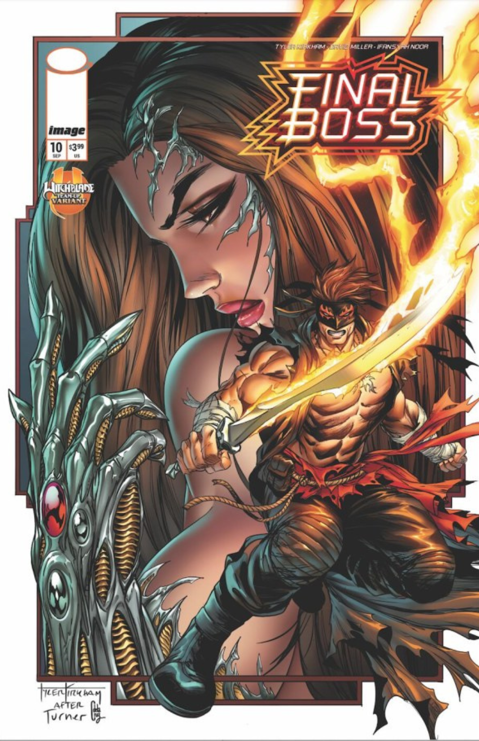 Final Boss #10 (Witchblade Team-Up Variant)