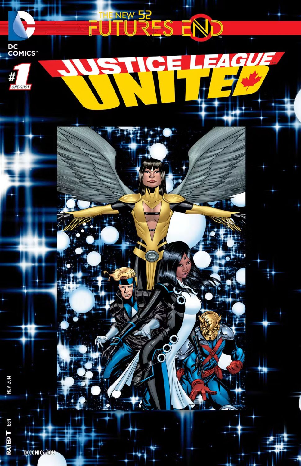 Justice League United: Futures End #1 (One-Shot) [3D Lenticular Cover]