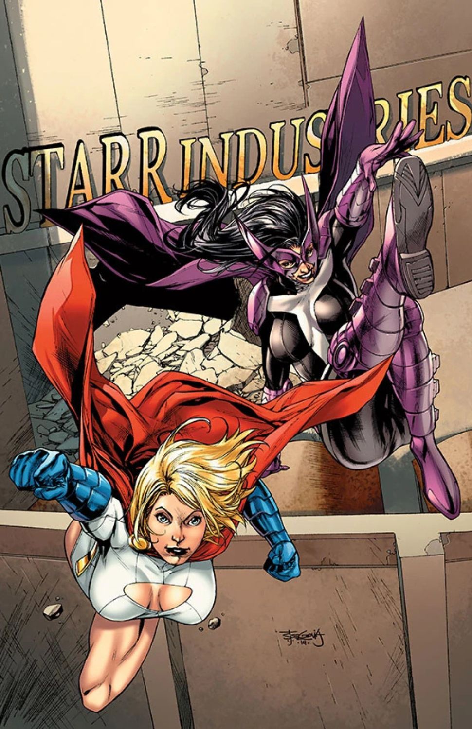 Worlds' Finest Huntress/Power Girl: Futures End #1 (One-Shot) [3D Lenticular Cover]