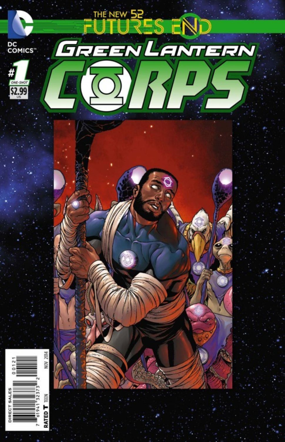 Green Lantern Corps: Futures End #1 (One-Shot) [3D Lenticular Cover]