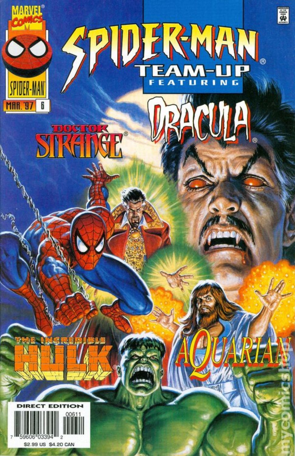 Spider-Man Team-Up #6 (1997) [Hulk + Dracula + Aquarian]