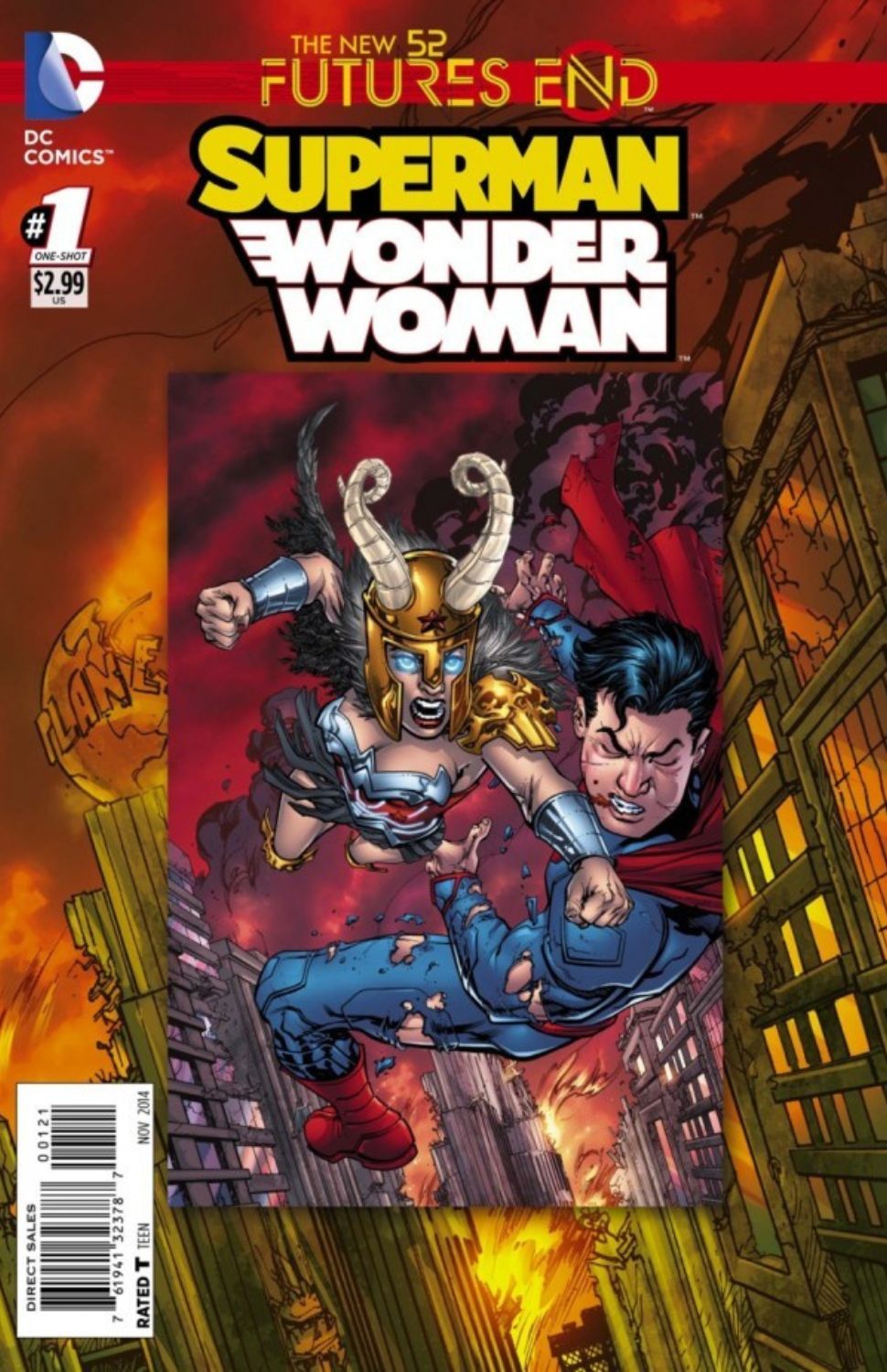 Superman / Wonder Woman: Futures End #1 (One-Shot) [3D Lenticular Cover]