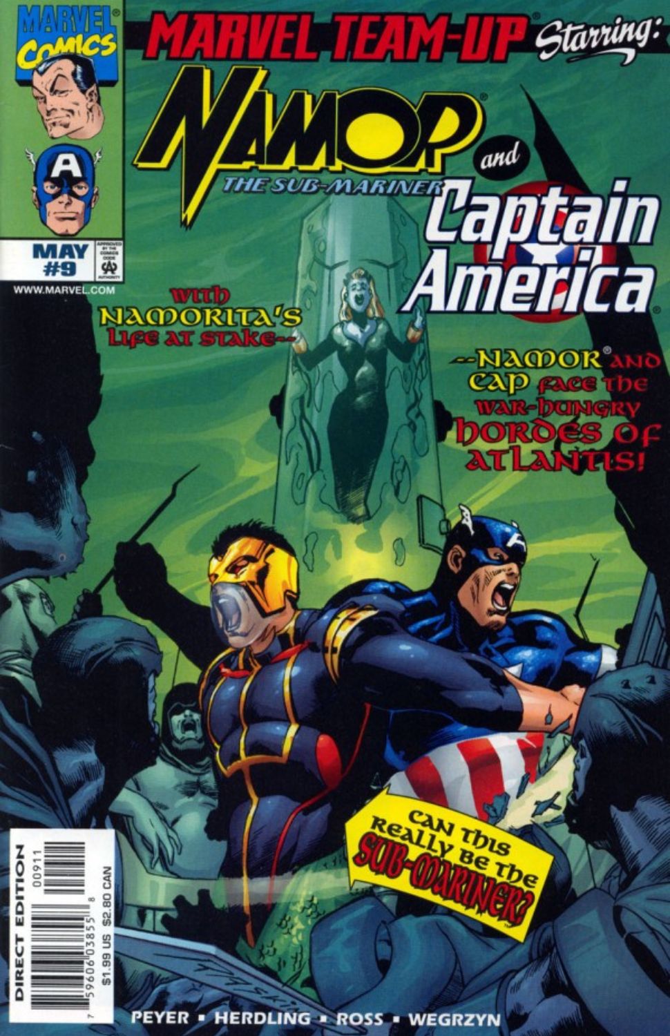 Marvel Team-Up #9 (1998) [Captain America + Namor]