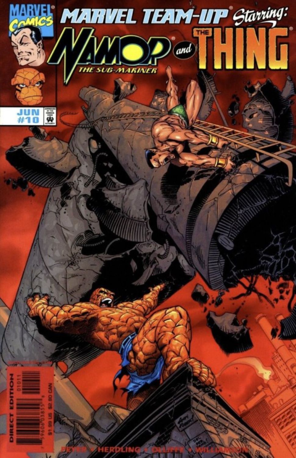 Marvel Team-Up #10 (1998) [The Thing + Namor]