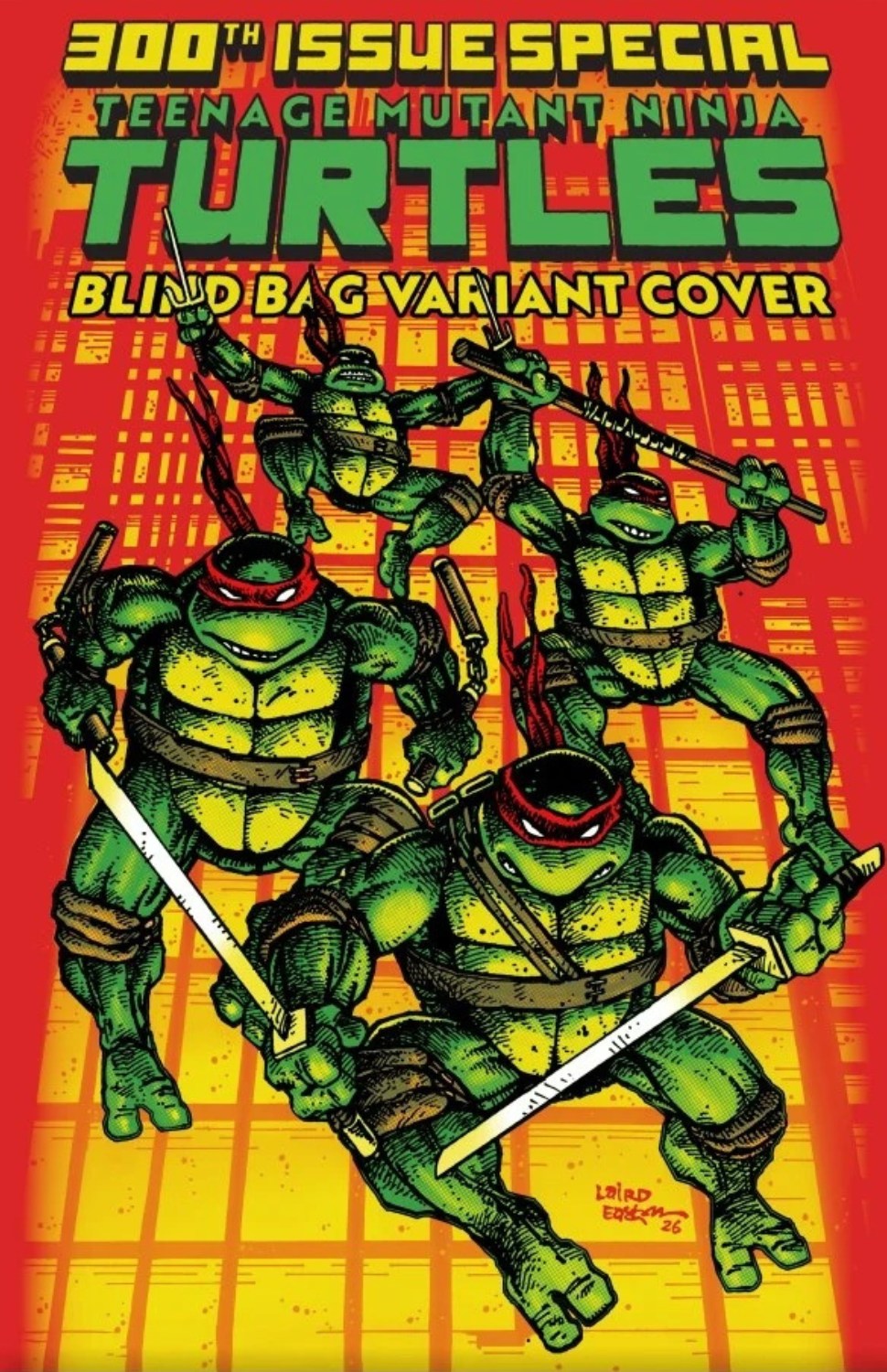 Teenage Mutant Ninja Turtles #20: 300th Issue Special Variant (Blind Bag)