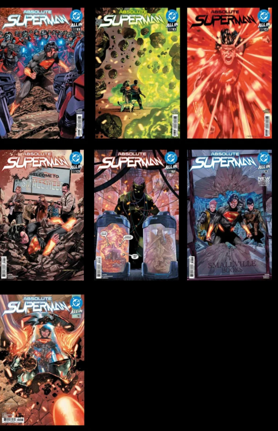 Absolute Superman: The First 10 Issues #1-10 Mega-Bundle!