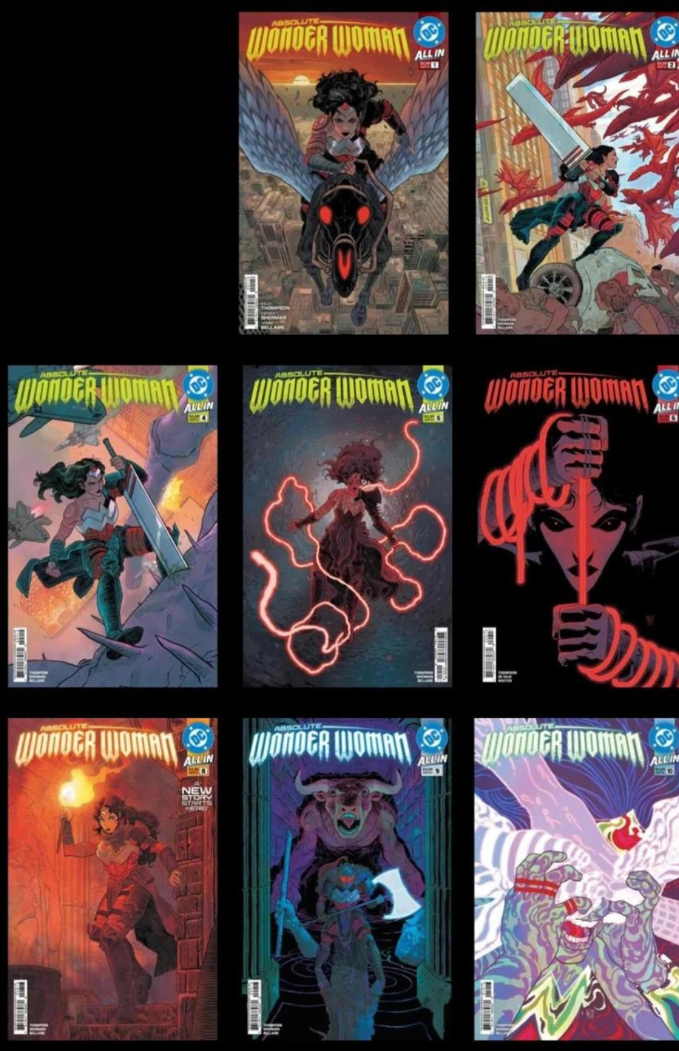 Absolute Wonder Woman: The First 11 Issues #1-11 Mega-Bundle!