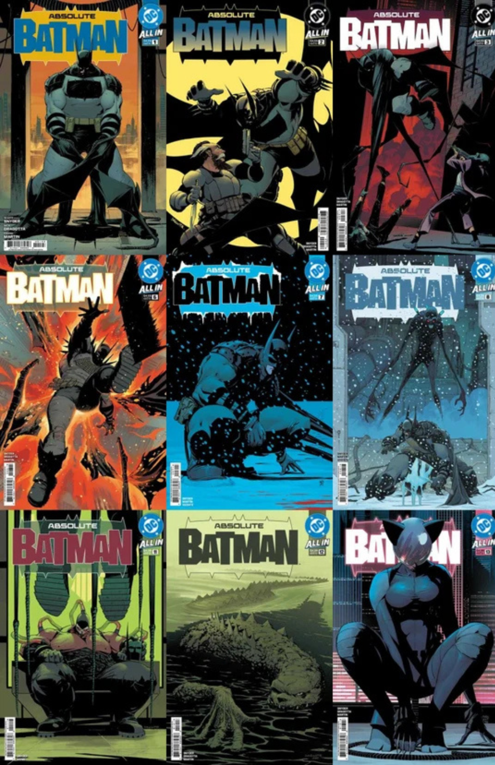 Absolute Batman: The First 15 Issues #1-15 Mega-Bundle!
