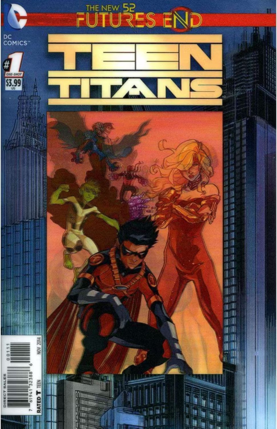 Teen Titans: Futures End #1 (One-Shot) [3D Lenticular Cover]