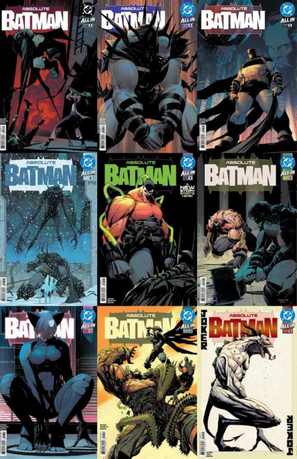 Absolute Batman: The First 15 Issues #1-15 Mega-Bundle!