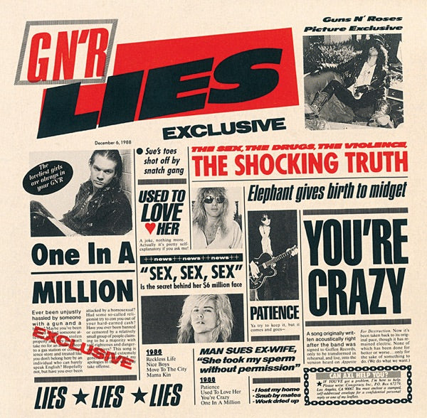 Guns N' Roses - G N' R Lies CD
