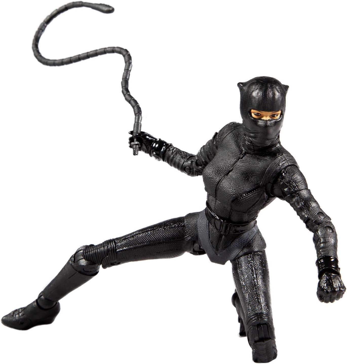 McFarlane 7-Inch Catwoman Action Figure with 22 Moving Parts, Collectible DC Batman Movie Figure with Stand Base and Unique Collectible Character Card