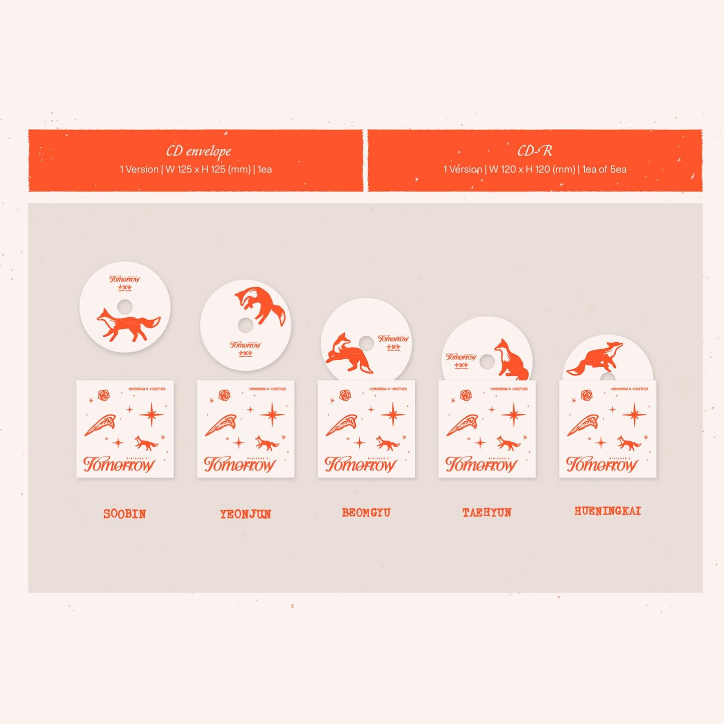 TXT (TOMORROW X TOGETHER) - MINISODE 3 "TOMORROW" LIGHT VER. CD