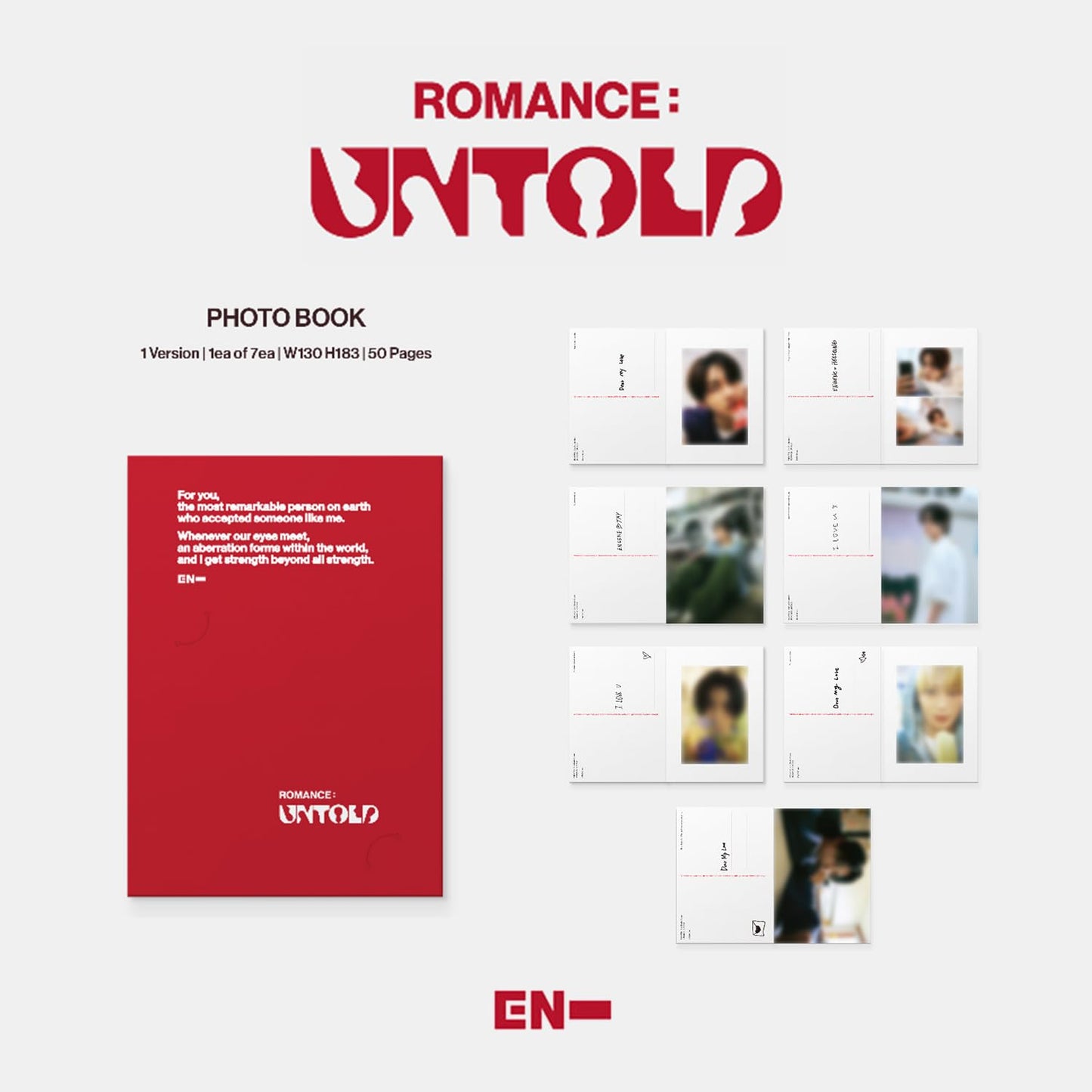 Enhypen - ROMANCE : UNTOLD (ENGENE ver.) CD