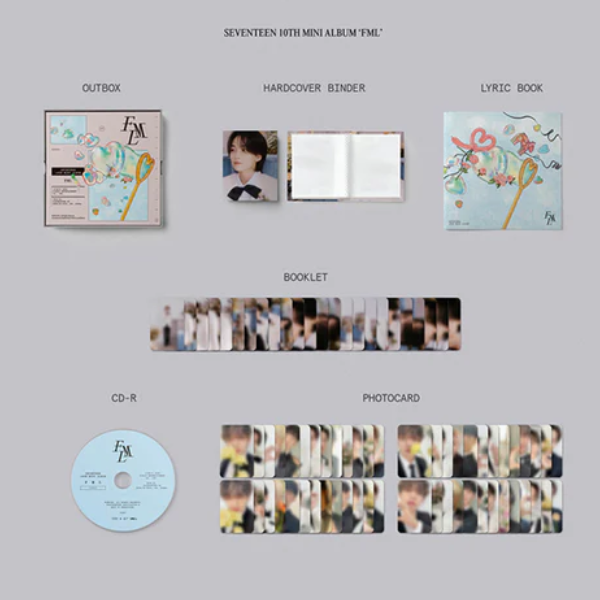 SEVENTEEN 10th Mini Album 'FML' (CARAT Ver.) CD