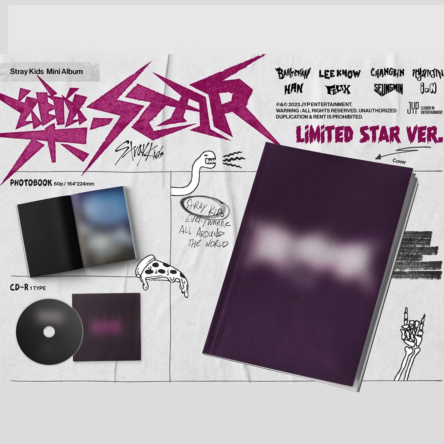 Stray Kids - ROCK-STAR (LIMITED STAR VER.) CD