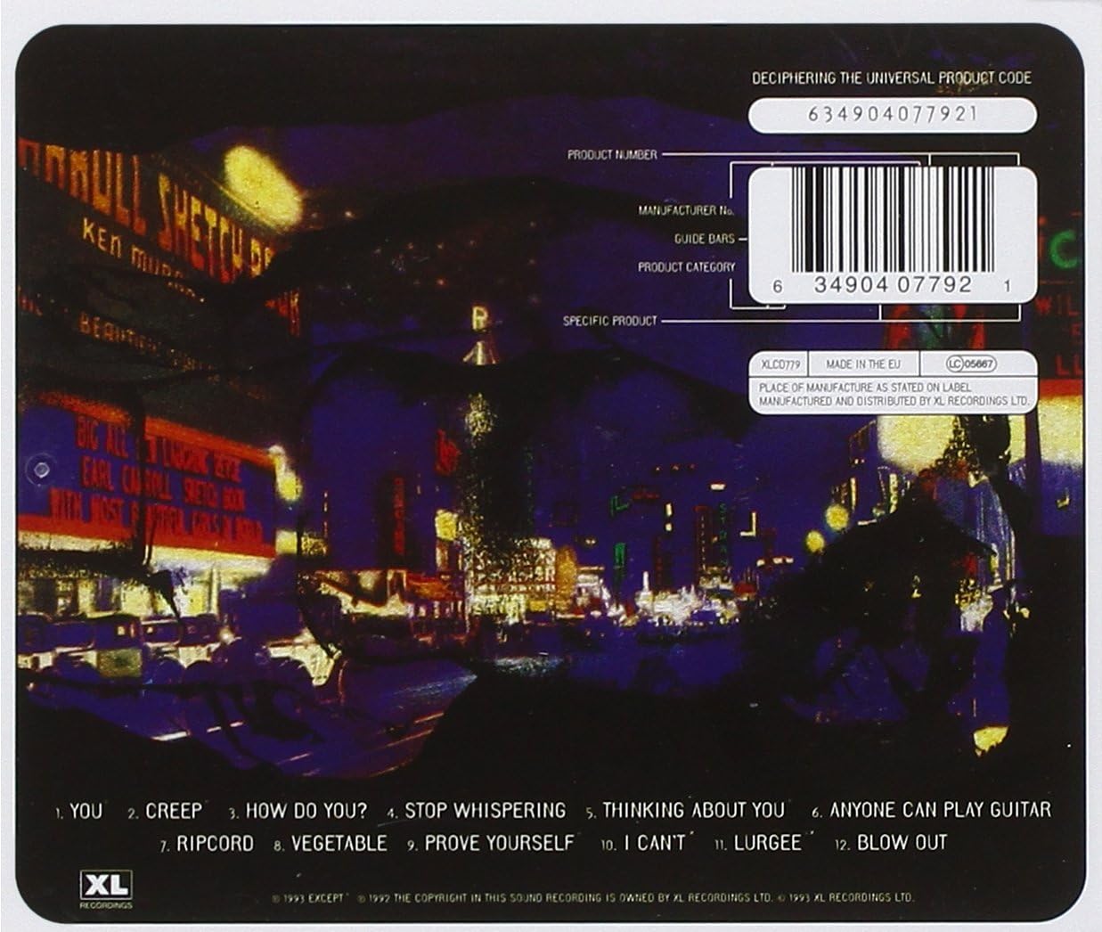 Radiohead - Pablo Honey CD