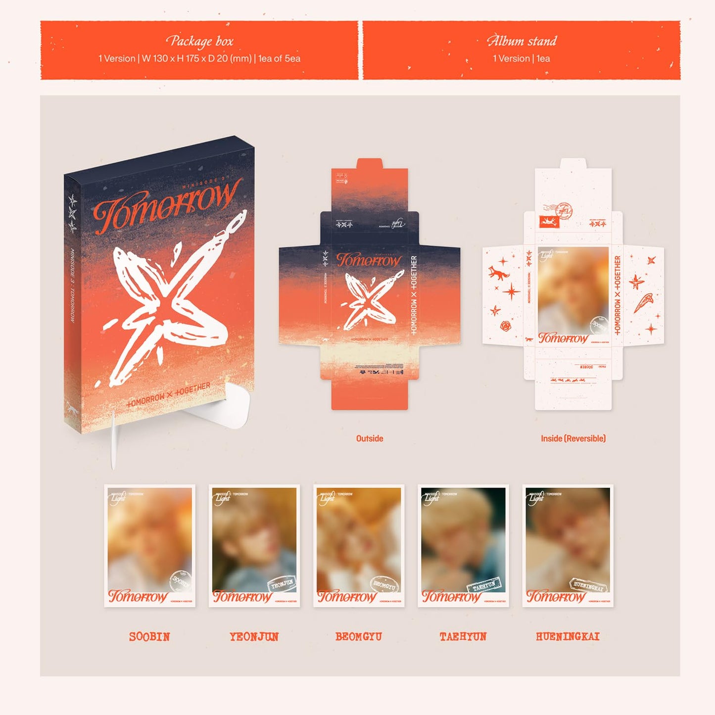 TXT (TOMORROW X TOGETHER) - MINISODE 3 "TOMORROW" LIGHT VER. CD