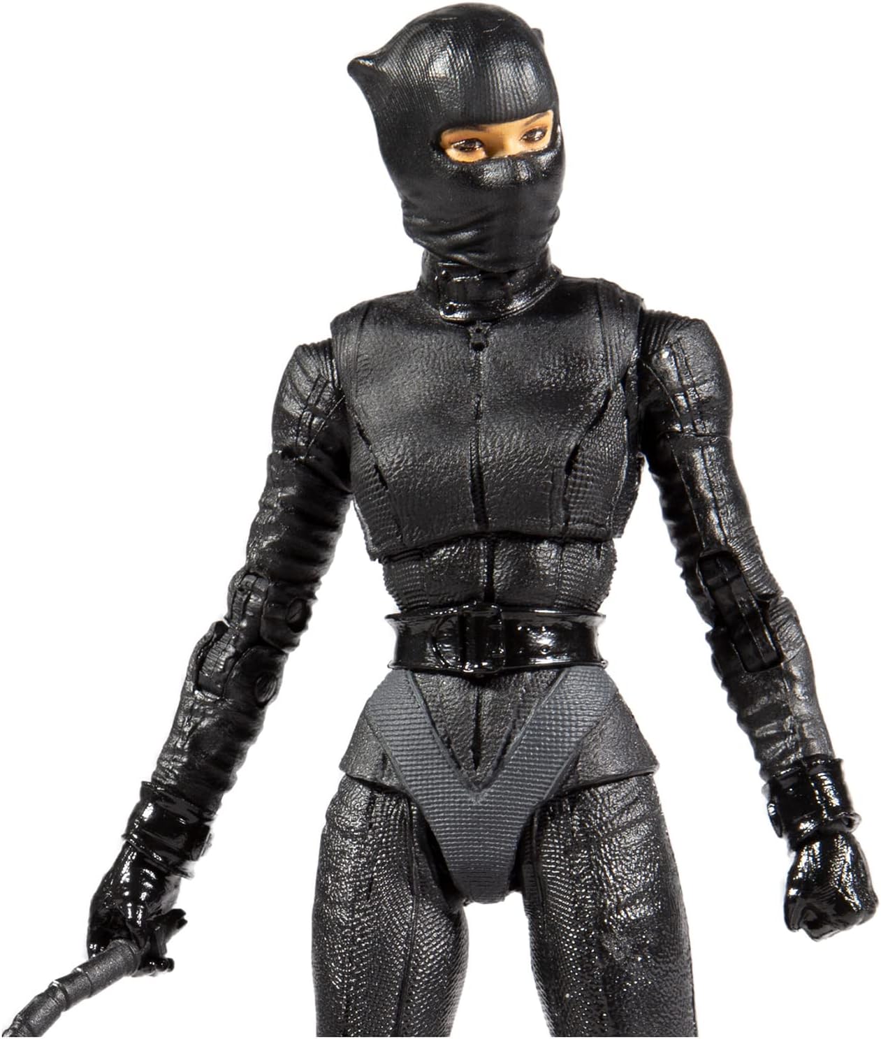 McFarlane 7-Inch Catwoman Action Figure with 22 Moving Parts, Collectible DC Batman Movie Figure with Stand Base and Unique Collectible Character Card