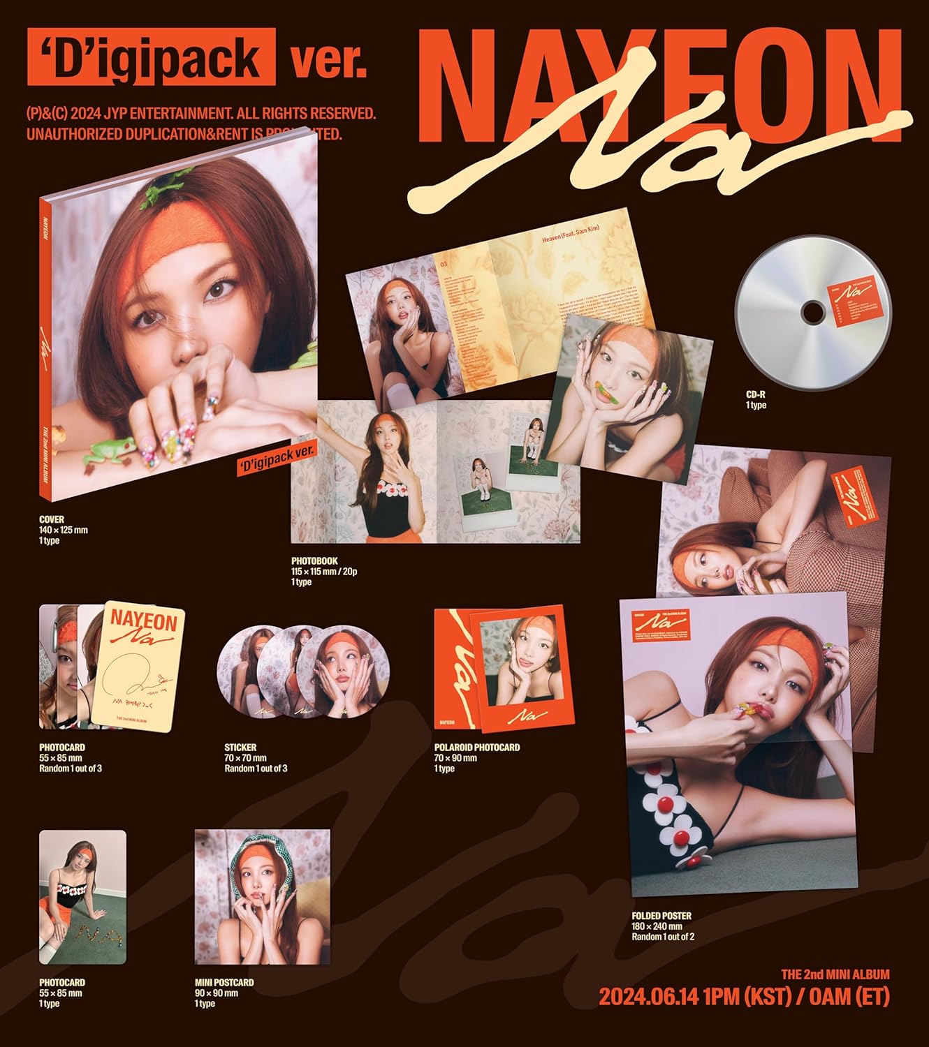 NAYEON (TWICE) - Buy Na ['d'igipack Ver.] CD