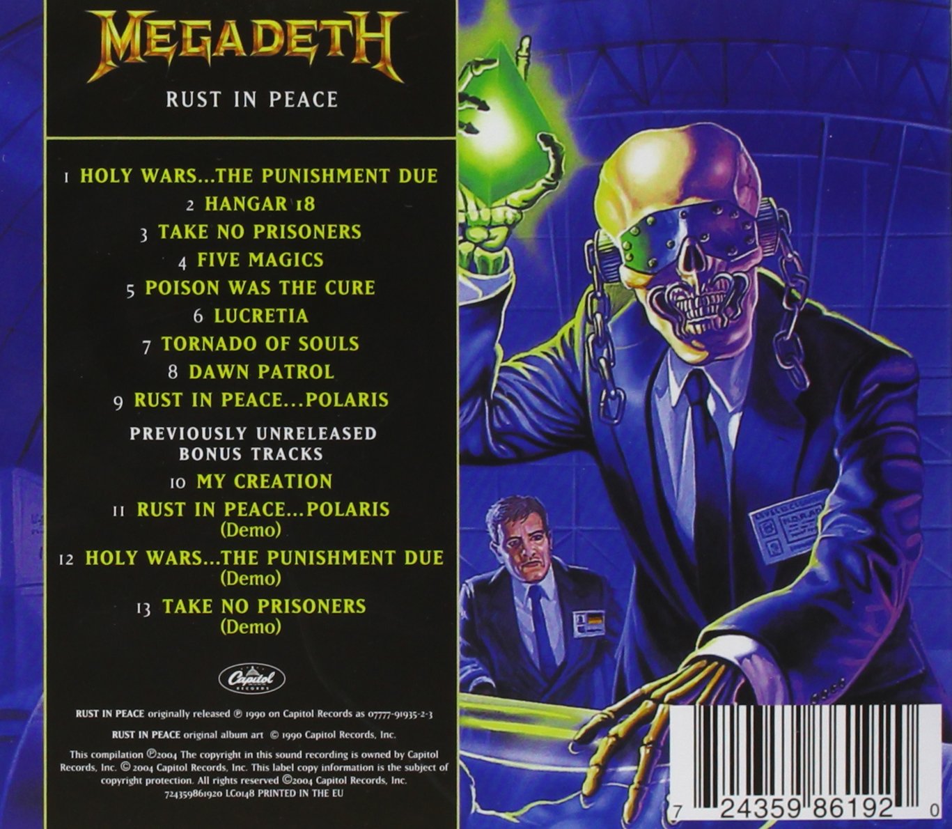 Megadeth - Rust In Peace CD