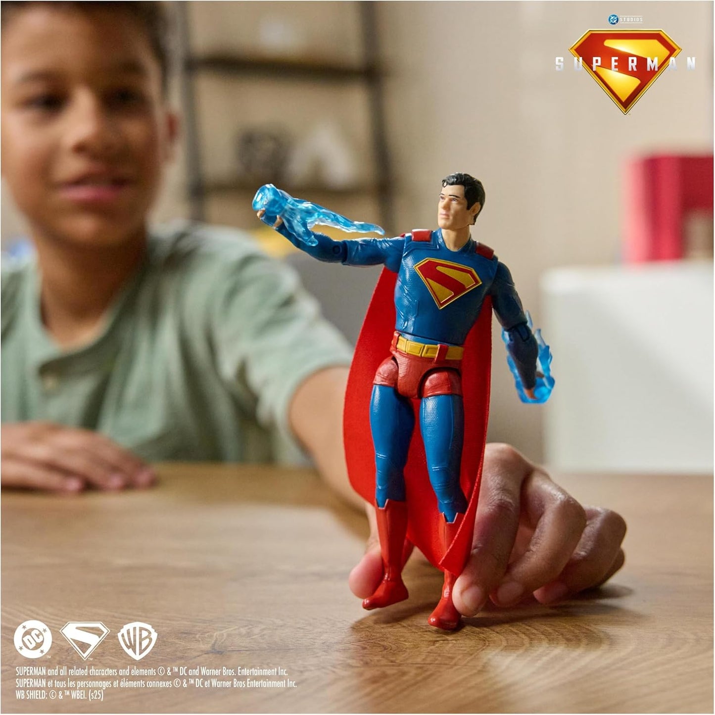 DC Comics - 15 cm Superman Figurine - Articulated Figure from the Movie - Super Hero and Super Villain - Collectible Toy