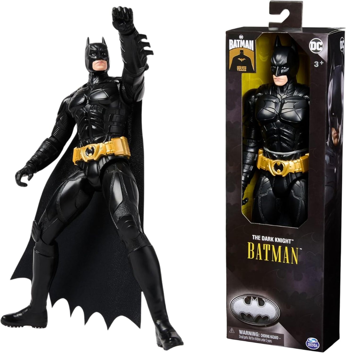Batman The Dark Night 30 Cm Action Figure - Black Knight Articulated Figure - Limited Edition 85th Anniversary - Collectible Toy