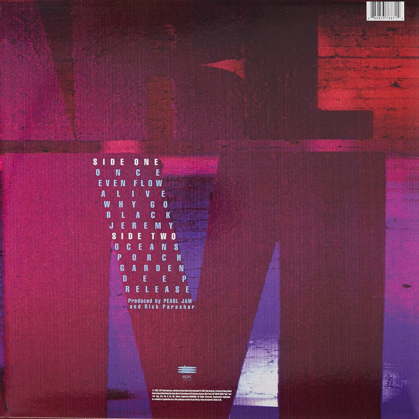 Pearl Jam - Ten Vinyl