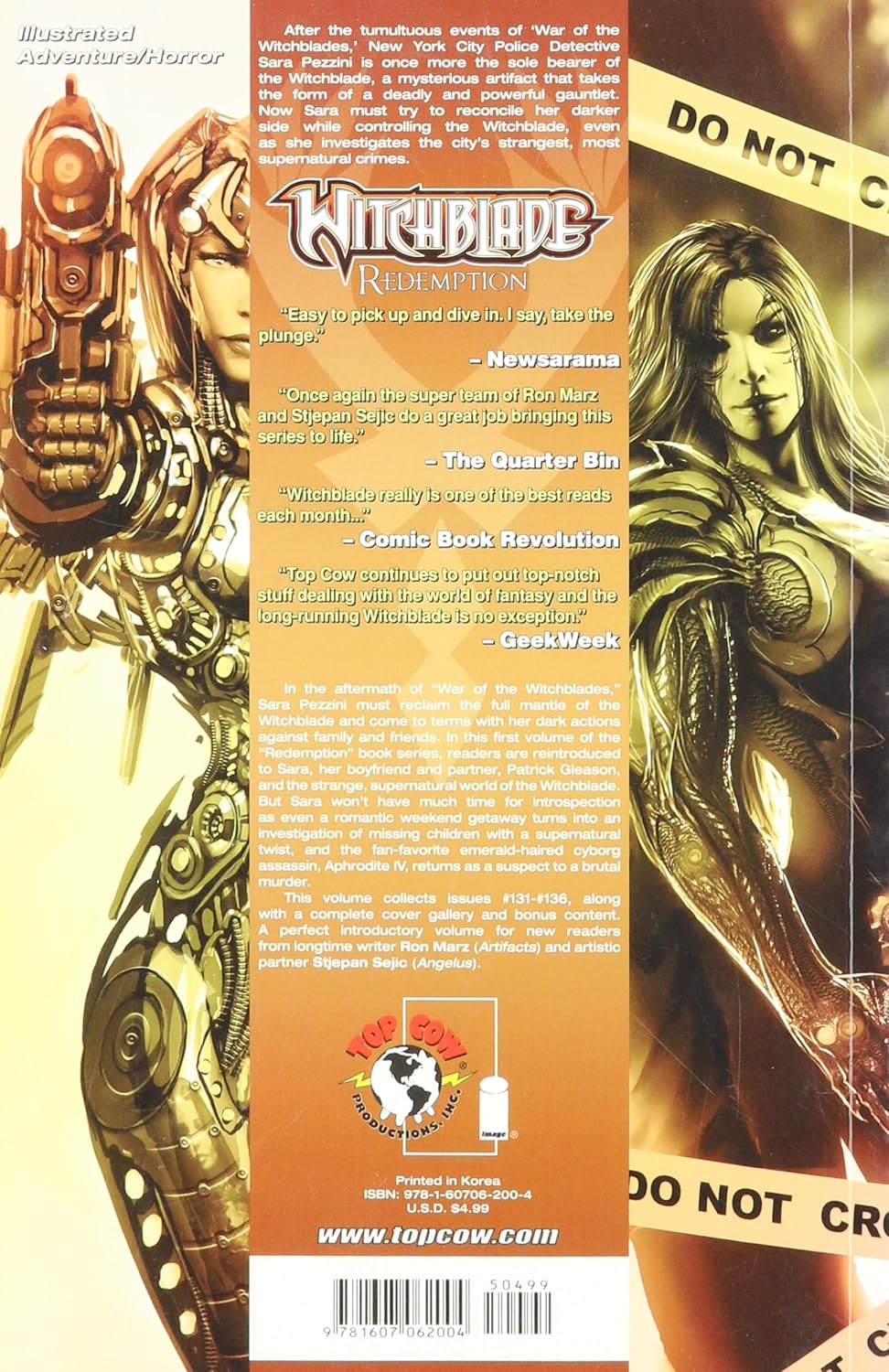 Witchblade Redemption Vol. 1 TP (Direct Market Edition)