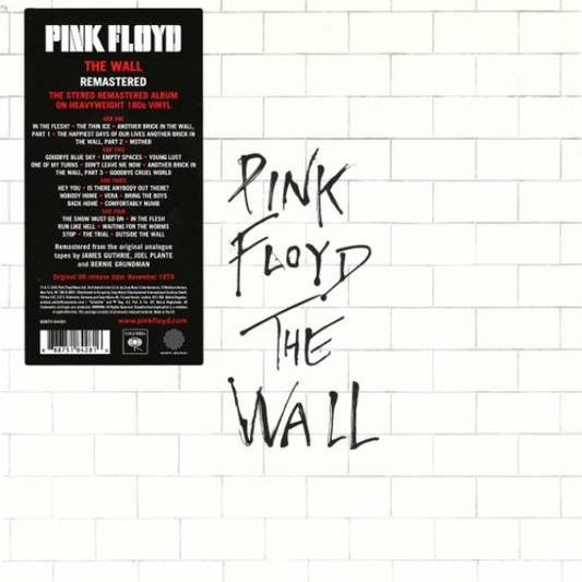 Pink Floyd - The Wall Remastered Double LP Vinyl