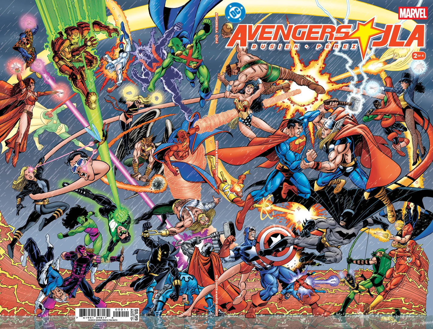 Avengers / JLA #2 Facsimile Edition 2026 Wraparound Variant