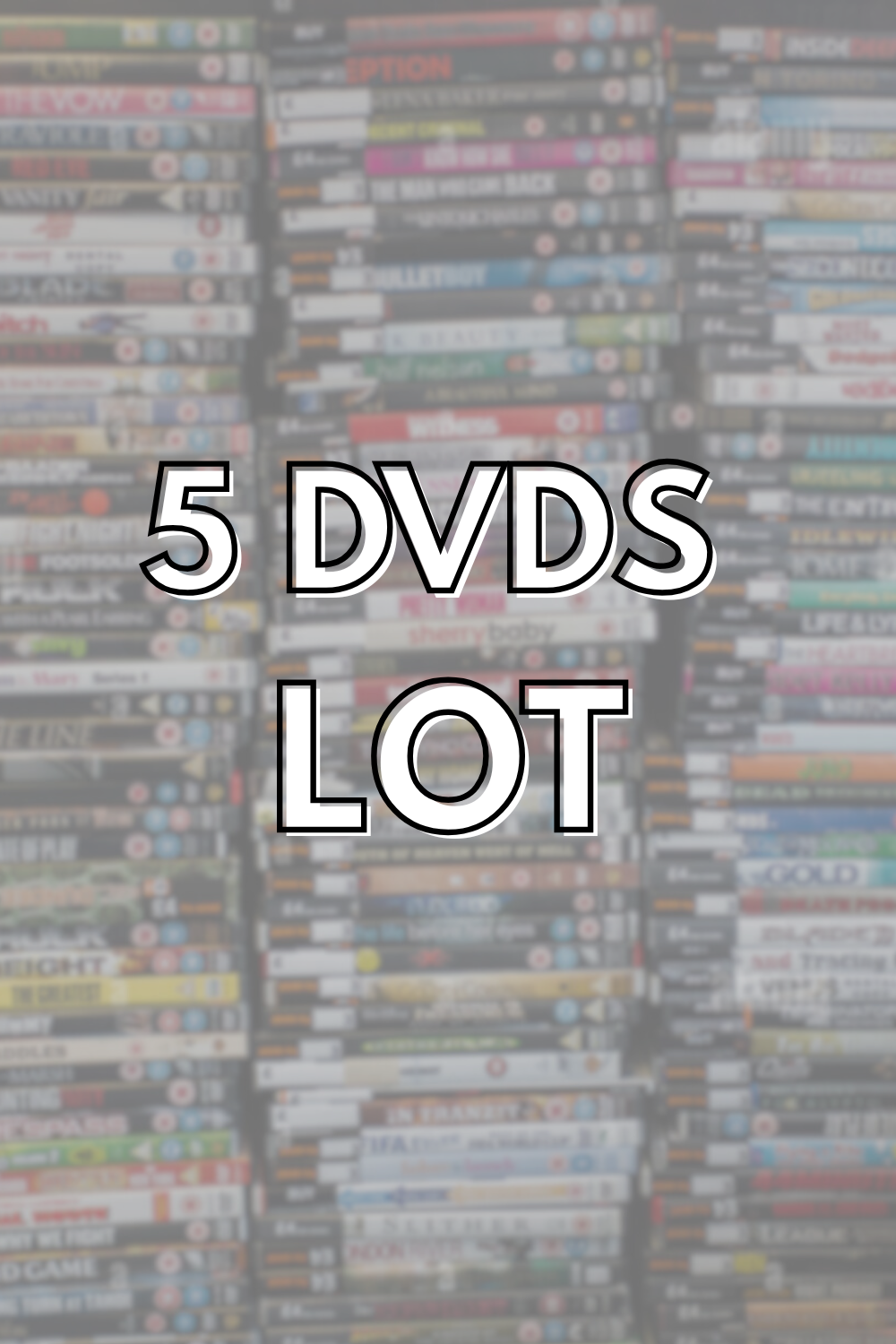 Lot of 5 DVDs