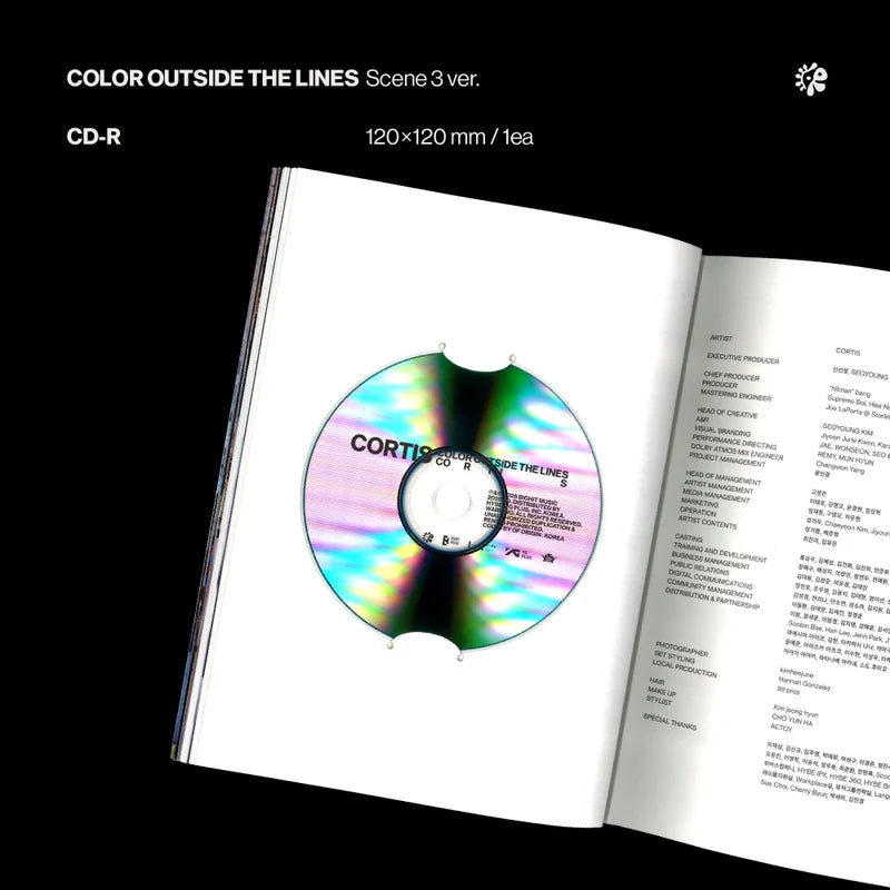 Cortis - COLOR OUTSIDE THE LINES (Scene 3 Ver.) CD