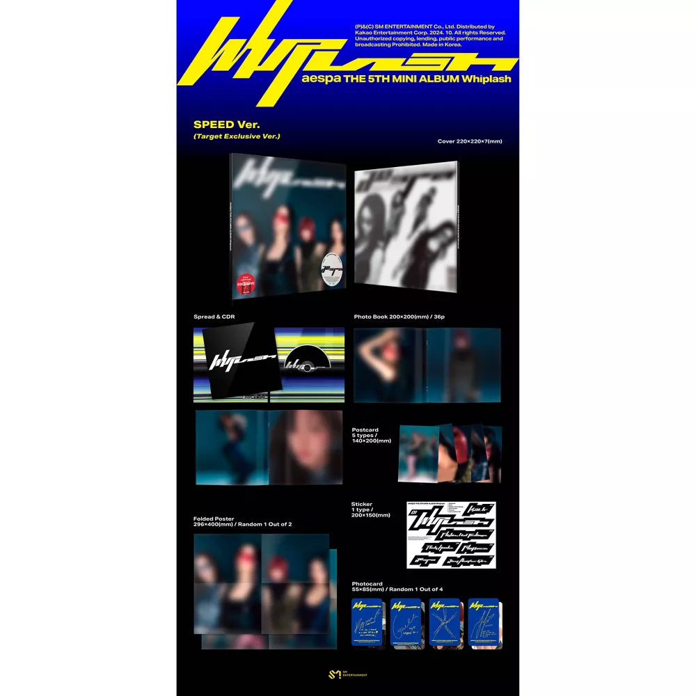 Aespa - The 5th Mini Album 'Whiplash' Target Exclusive CD