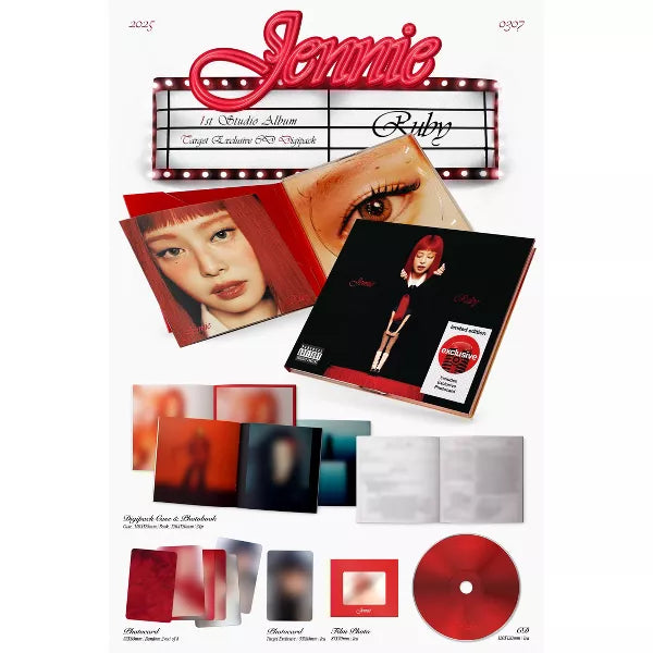JENNIE - Ruby (Target Exclusive) CD W/ Exclusive Photocard