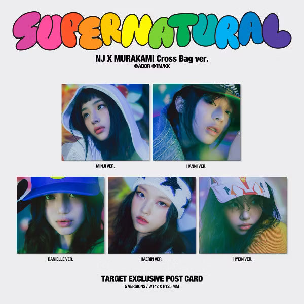 NewJeans - 'Supernatural' NJ X MURAKAMI (Target Exclusive HANNI Cross Bag Ver.) CD