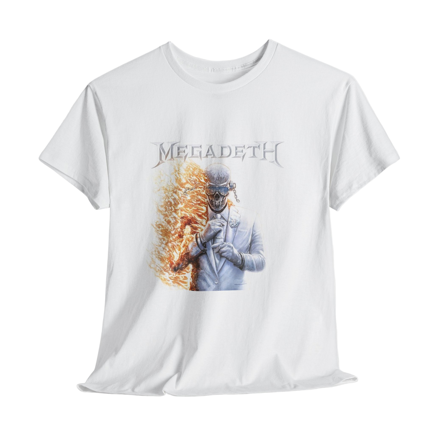 Oversized White Megadeth T-shirt