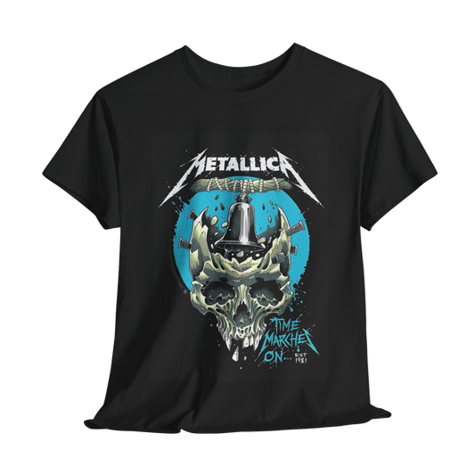 Oversized Black Metallica Time Marches On T-shirt