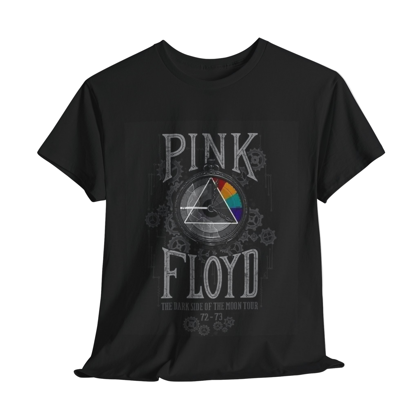 Oversized Black Pink Floyd The Dark Side of The Moon T-shirt