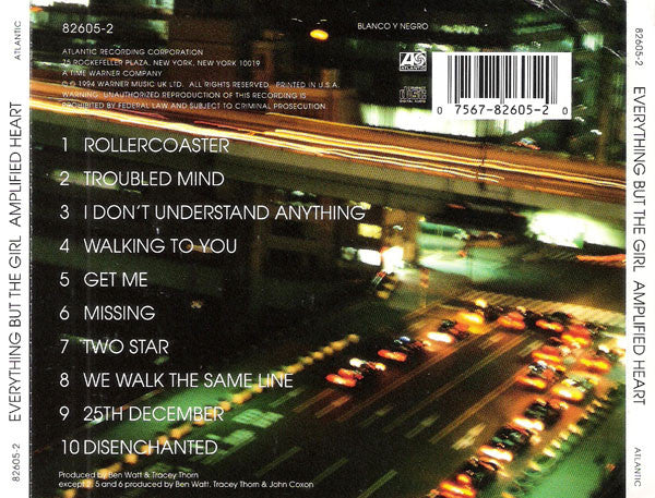 Everything But The Girl - Amplified Heart CD
