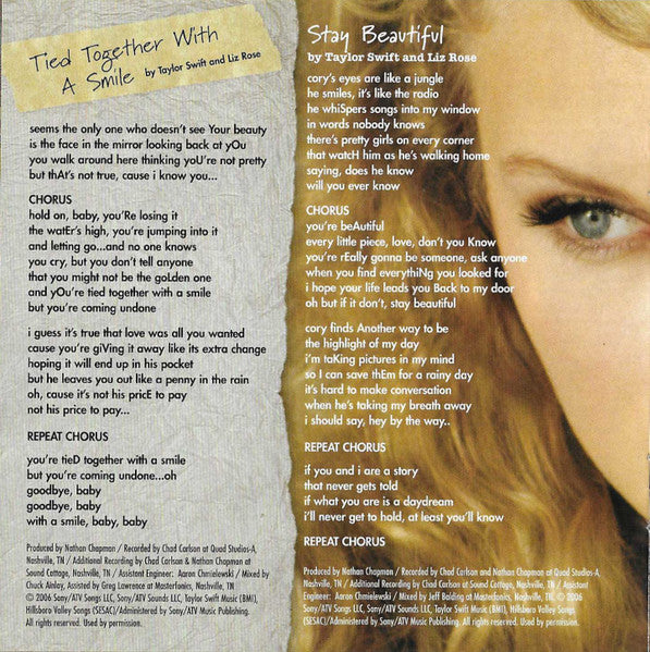 Taylor Swift - Taylor Swift CD