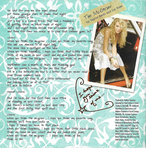 Taylor Swift - Taylor Swift CD