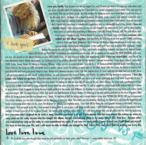 Taylor Swift - Taylor Swift CD