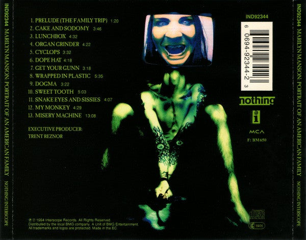 Marilyn Manson - Portrait Of An American Family CD
