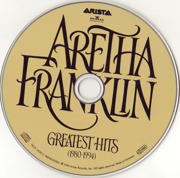 Aretha Franklin – Greatest Hits CD