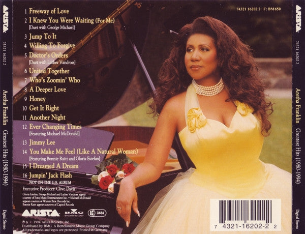 Aretha Franklin – Greatest Hits CD