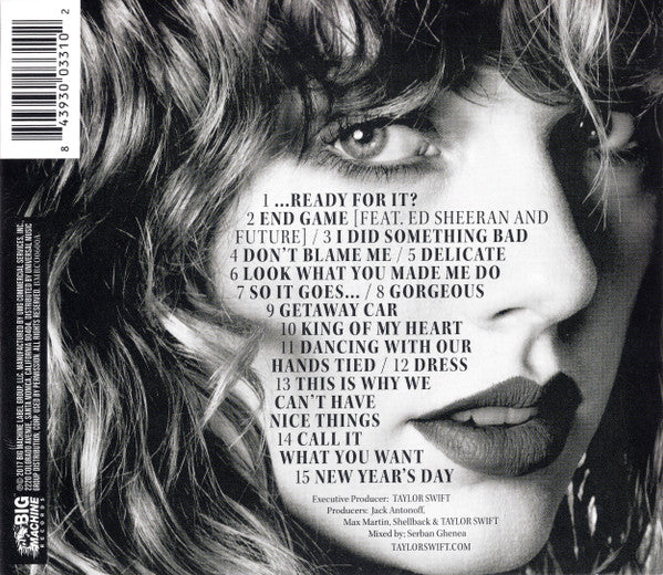 Taylor Swift - Reputation CD